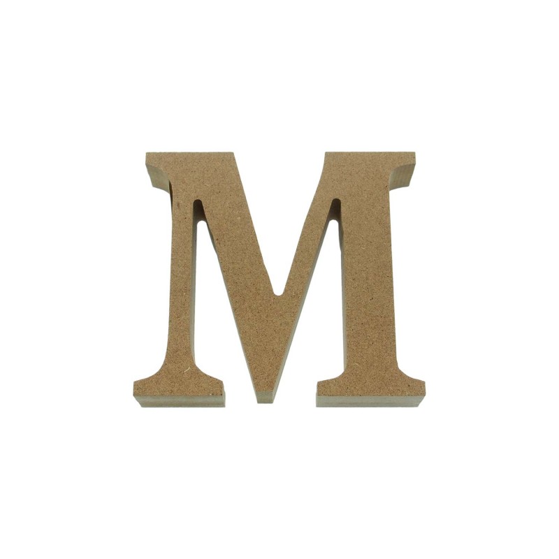 MDF 3D Letter Capital M
